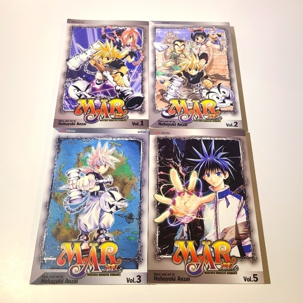 MAR Manga Volumes 1-3 & 5 - Marches Awakens Romance - Books
